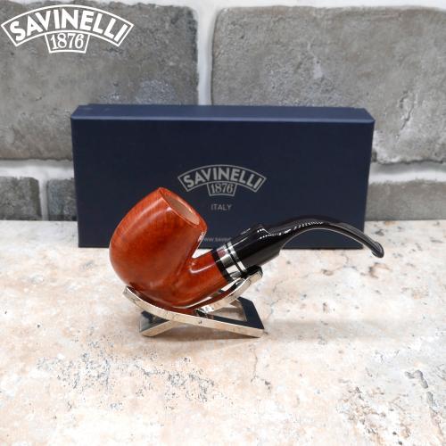 Savinelli Minerva 614 Smooth Natural 6mm Fishtail Pipe (SAV1711)