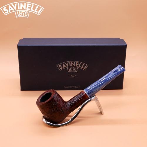 Savinelli Oceano Dark Rustic 106 Straight 6mm Pipe (SAV1742) (End of Line)