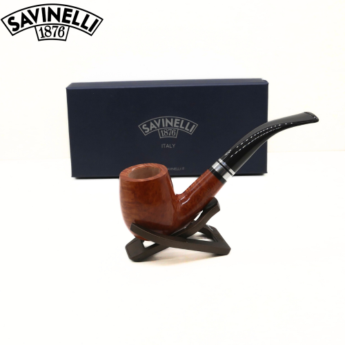 Savinelli Minerva 606 Smooth Natural 6mm Fishtail Pipe (SAV1808)