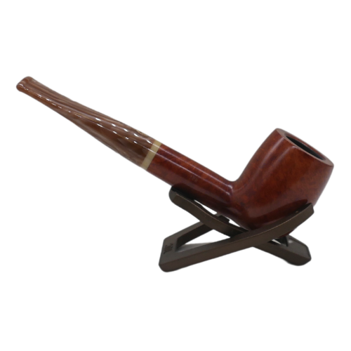 Savinelli Dolomiti 128 Smooth Light Brown Fishtail 6mm Pipe (SAV1818)