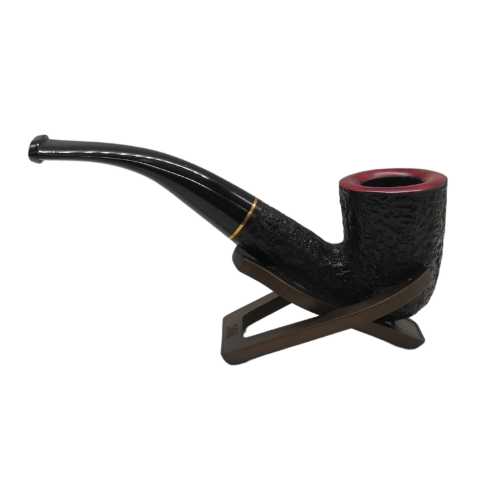 Savinelli Roma 611 Rustic KS 6mm Fishtail Pipe (SAV1862)