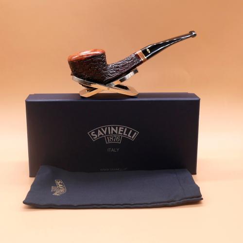 Savinelli Porto Cervo 305 Rustic 6mm Fishtail Pipe (SAV1892)
