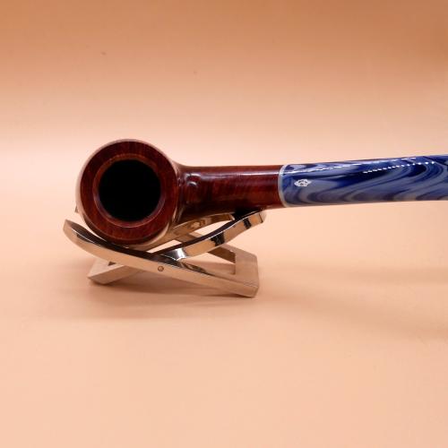 Savinelli Oceano Burgundy 606 Smooth Bent Billiard 6mm Filter Pipe (SAV1906)