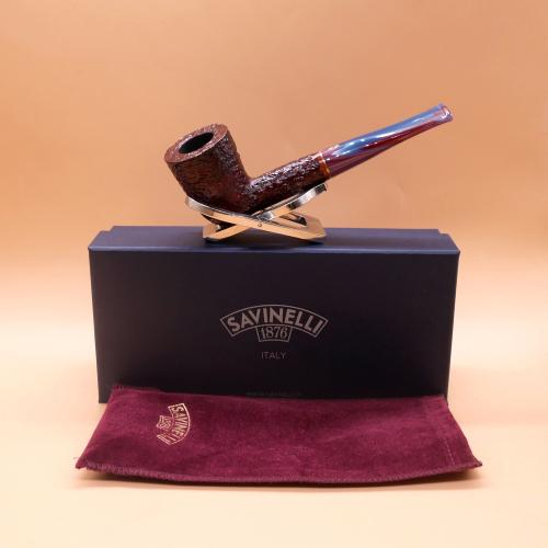 Savinelli Vigna 409 Rustic Straight 6mm Fishtail Pipe (SAV1911)