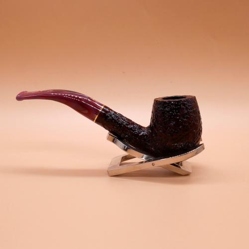 Savinelli Vigna 670 Rustic Bent 6mm Fishtail Pipe (SAV1913) (End of Line)