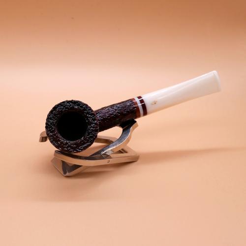 Savinelli Avorio 409 Rustic Brown 9mm Filter Fishtail Pipe (SAV1916) (End of Line)