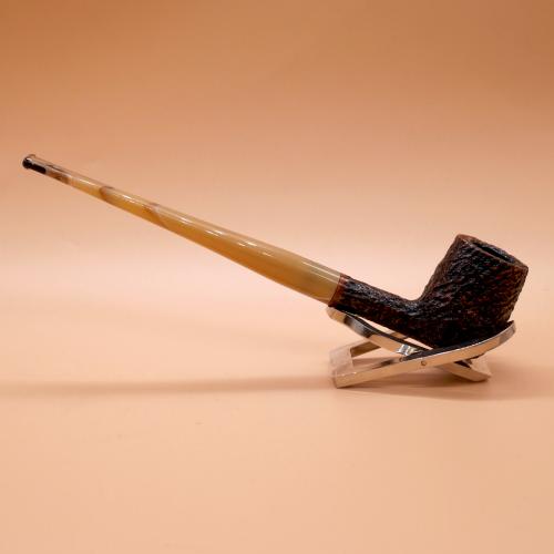 Savinelli Gingers Favourite 104 Rustic Straight 6mm Filter Fishtail Pipe (SAV1926)