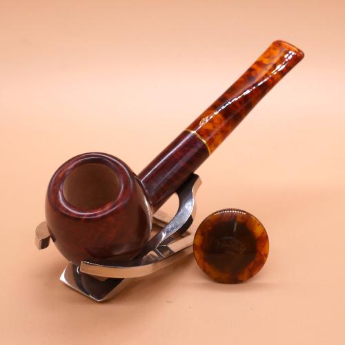 Savinelli Tortuga 207 Smooth Straight 6mm Fishtail Pipe (SAV1938)