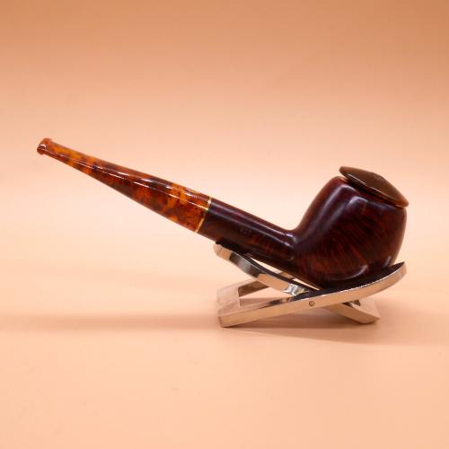 Savinelli Tortuga 207 Smooth Straight 6mm Fishtail Pipe (SAV1938)