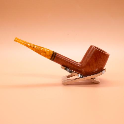 Savinelli Miele 111 Smooth KS Straight Honey 6mm Filter Fishtail Pipe (SAV1973)