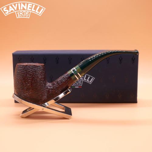 Savinelli Foresta 606 Rustic Brown 6mm Pipe (SAV2003) (End of Line)
