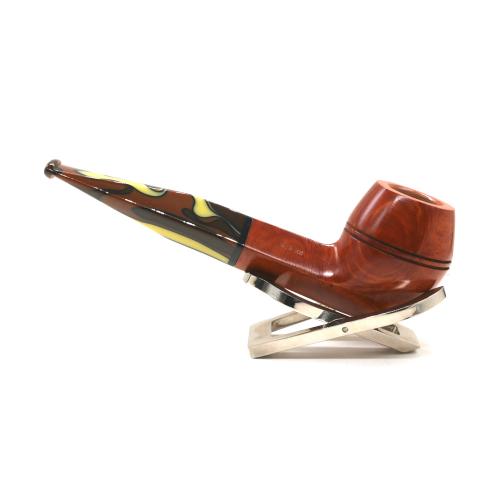 Savinelli Paloma 510 Smooth Brown 6mm Filter Fishtail Pipe (SAV2034)
