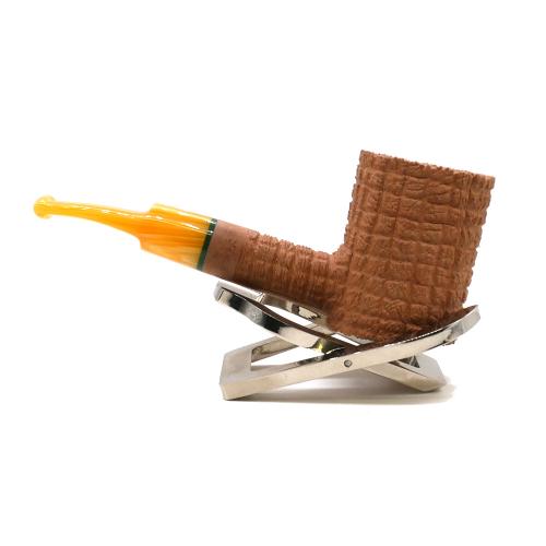 Savinelli Pannocchia 311 Rustic Half-Bent 6mm Filter Fishtail Pipe (SAV2054)