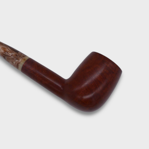 Savinelli Dolomiti 128 Smooth Light Brown Fishtail 9mm Pipe (SAV2078) (End of Line)