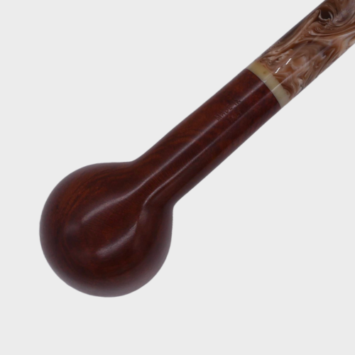 Savinelli Dolomiti 128 Smooth Light Brown Fishtail 9mm Pipe (SAV2078) (End of Line)