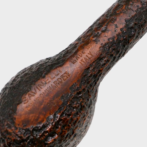 Savinelli Churchwarden 901 Brownblast Bent 6mm Fishtail Pipe (SAV2094)