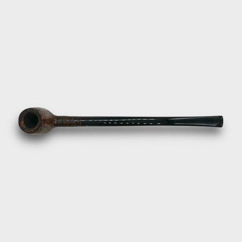 Savinelli Churchwarden 104 Brownblast Bent Fishtail Pipe (SAV2111)