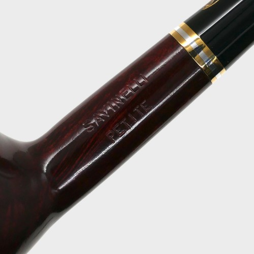 Savinelli Petite 202E Smooth Straight 3mm Filter Fishtail Pipe (SAV2120)