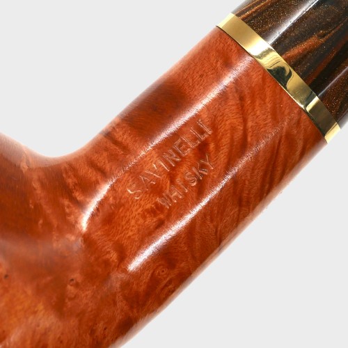 Savinelli Whisky 320 KS Smooth Natural 6mm Pipe (SAV2127)