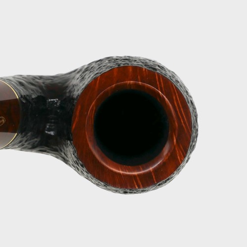 Savinelli Tortuga 614 Rustic Bent 6mm Filter Fishtail Pipe (SAV2129)