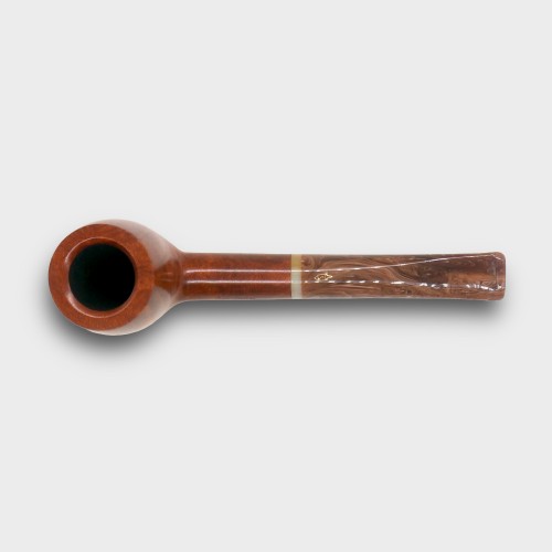 Savinelli Dolomiti 128 Smooth Light Brown Fishtail 9mm Pipe (SAV2132)