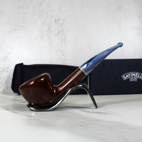 Savinelli Oceano Burgundy 316 Smooth Bent 6mm Filter Pipe (SAV489)