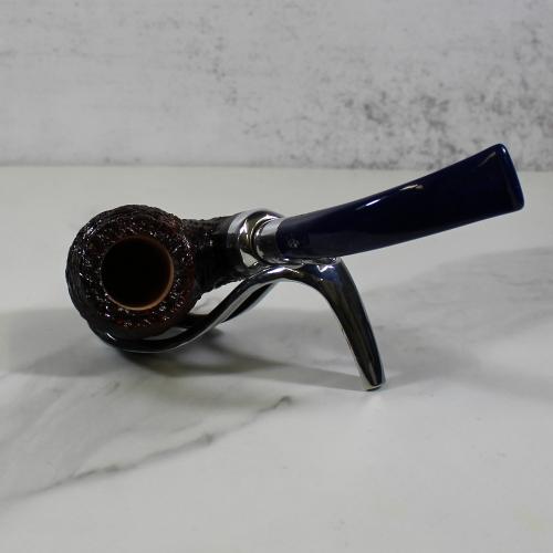 Savinelli Eleganza Rustic 614 Full Bent Billiard 6mm Fishtail Pipe (SAV918)