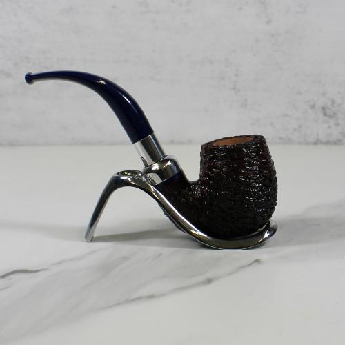 Savinelli Eleganza Rustic 614 Full Bent Billiard 6mm Fishtail Pipe (SAV918)