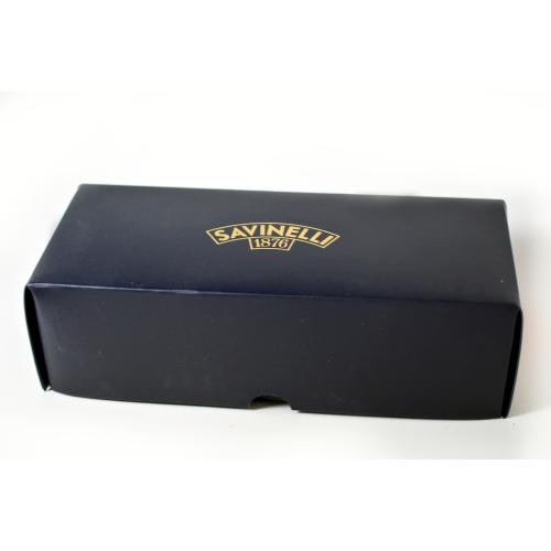 Savinelli Arcobaleno Blue 626 Smooth Bent 6mm Pipe (SAV1485)
