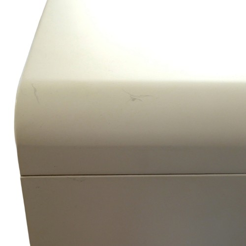 SLIGHT SECONDS Adorini Carrara Deluxe White Cigar Humidor - Medium - 75 Capacity (AD050)
