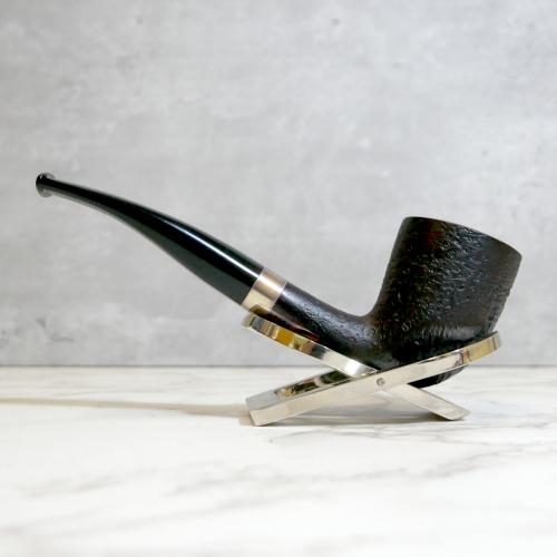 Stanwell Sterling Black Sandblast 140 Pipe (ST204) - END OF LINE