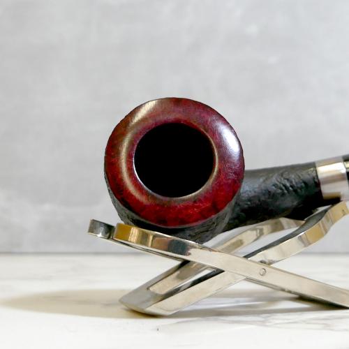 Stanwell Sterling Black Sandblast 140 Pipe (ST205) - END OF LINE