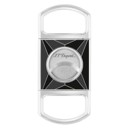 ST Dupont Cigar Cutter - Fire X - Black & Chrome