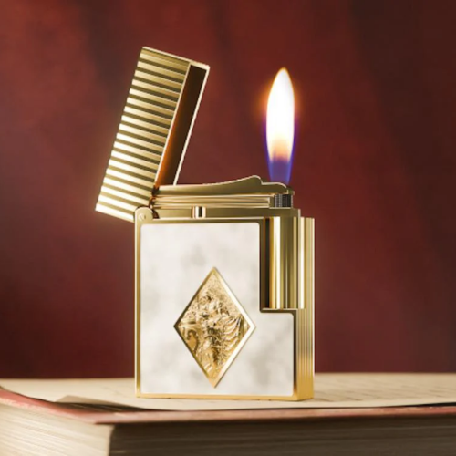 ST Dupont Lighter - Ligne 1 -  Romeo y Julieta White & Yellow Gold