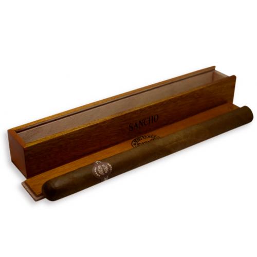 Sancho Panza Sanchos Cigar - 1 Single in Varnished Slide Lid Box (Coffin)