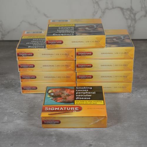 Signature (Formerly Cafe Creme) Original Cigar - 10 x Pack of 20 (200)