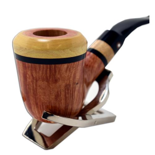 Tommaso Spanu Lemon Wood Bent Fishtail Pipe (ART0017)