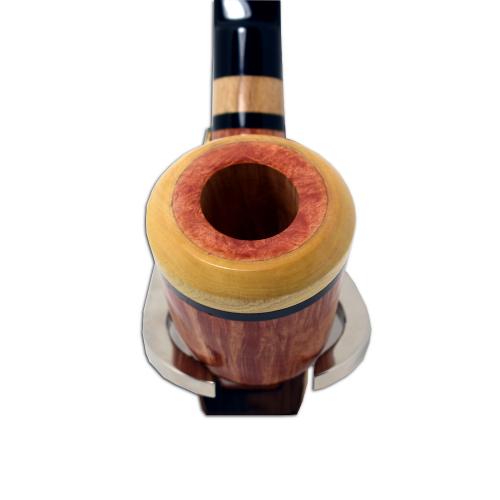 Tommaso Spanu Lemon Wood Bent Fishtail Pipe (ART0017)