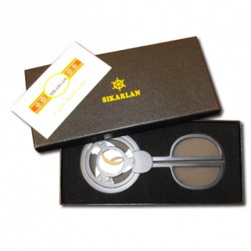 Tri Cut Cigar Scissors - Matt Black