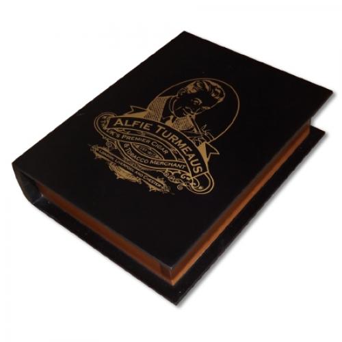 Turmeaus Book Cabinet - Custom Blend Havana Cigars - Black - 16 cigars
