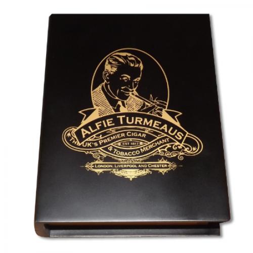 Turmeaus Book Cabinet - Custom Blend Havana Cigars - Black - 16 cigars