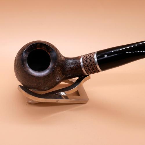 Vauen Timber 537 Sandblasted 9mm Filter Fishtail Pipe (VA1496)