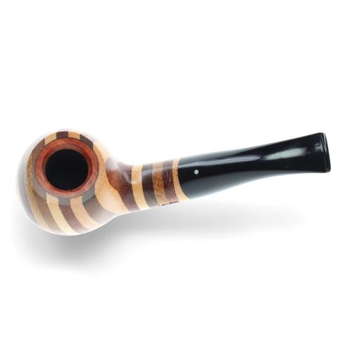 Vauen Hawaii 337 Smooth Striped 9mm Filter Fishtail Pipe (VA1586)