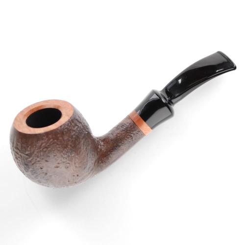 Vauen Mokka 5277 Sandblast Bent 9mm Filter Fishtail Pipe (VA1605)