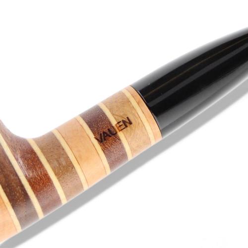 Vauen Hawaii 240 Smooth Striped 9mm Filter Fishtail Pipe (VA1609)