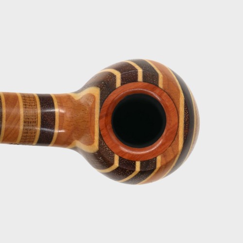 Vauen Hawaii 137 Smooth Striped 9mm Filter Fishtail Pipe (VA1684)