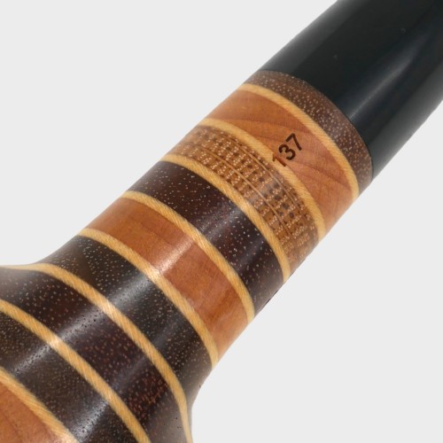 Vauen Hawaii 137 Smooth Striped 9mm Filter Fishtail Pipe (VA1684)