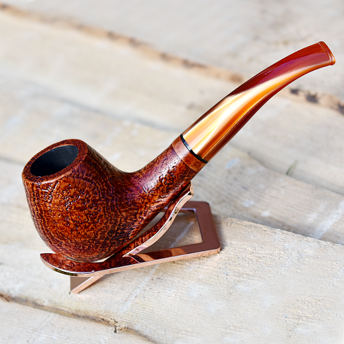 Vauen Leopold 5161 Sandblast 9mm Filter Fishtail Pipe (VA380)