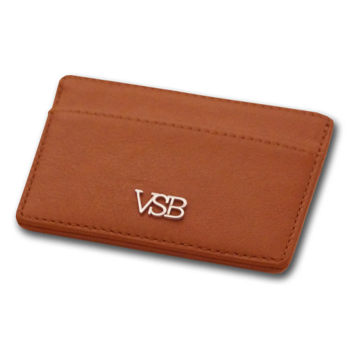 VSB London Brown Leather Card Holder