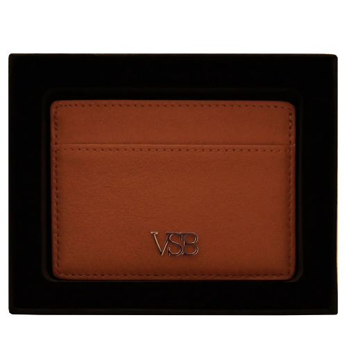 VSB London Brown Leather Card Holder